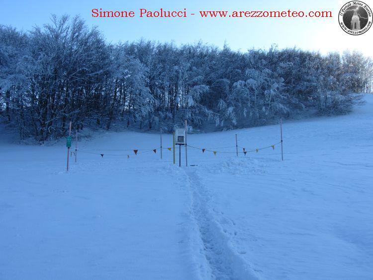 Rilevamento ufficiale neve Monte Fumaiolo 1